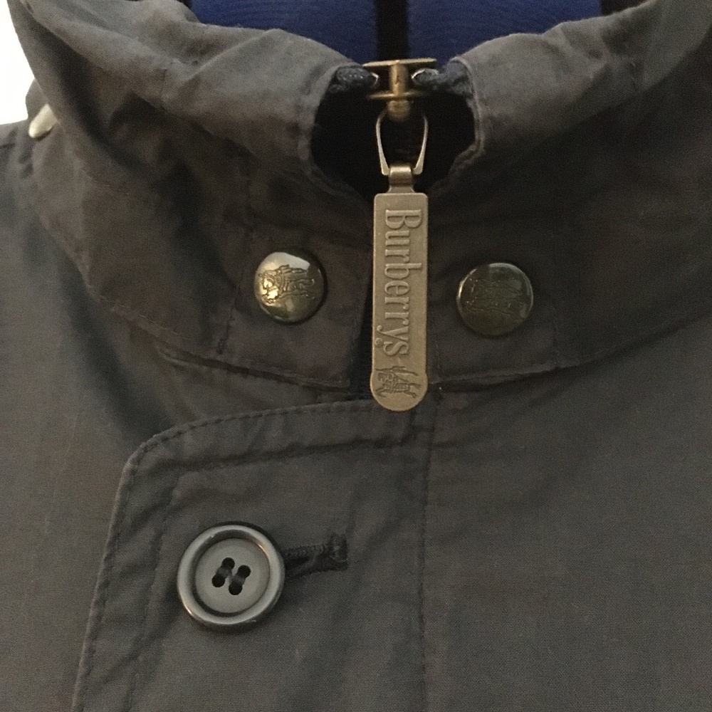 🎉🔥Host Pick! Burberrys Mens Hooded Jacket Vintage 40R - Picture 5 of 16